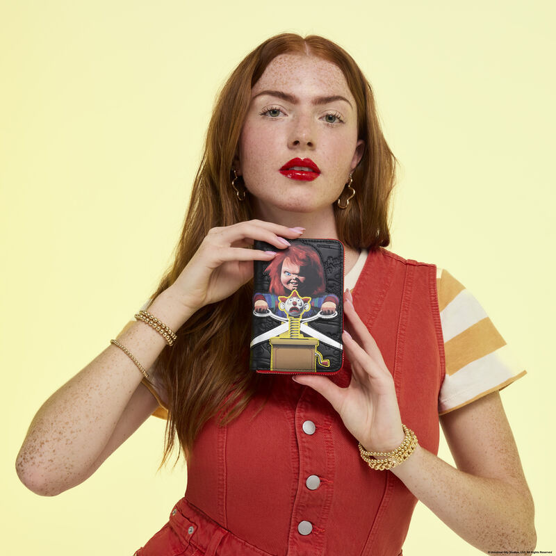 Chucky Clown Cosplay Zip Around Wallet LFlifestyle1 view 2